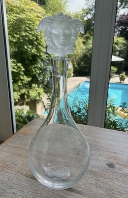 Versace Medusa Lumière Kristall Karaffe Rosenthal Decanter 40 cm unbenutzt