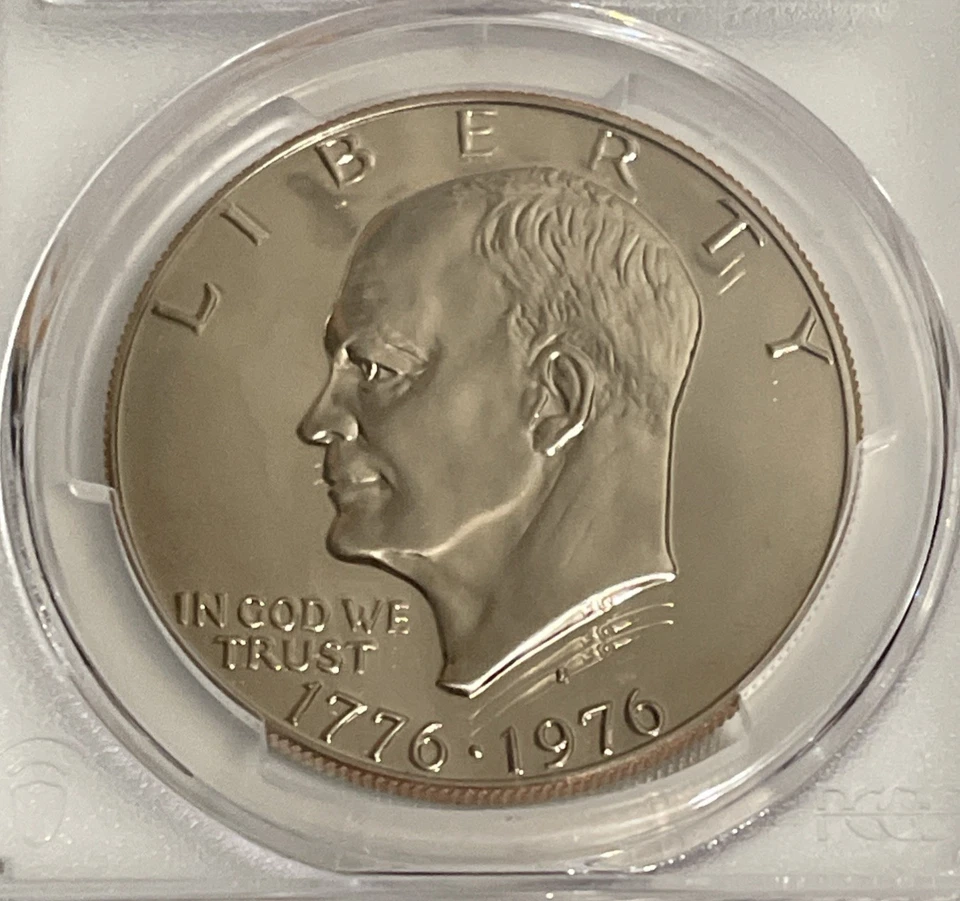 PCGS 1976-S $1 Clad Type 1 Proof Eisenhower Dollar (PR68DCAM) - Image 2 of 4