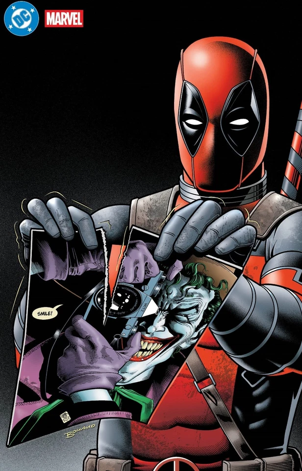 DC MARVEL BATMAN DEADPOOL #1 BRIAN BOLLAND KILLING JOKE VIRGIN VARIANT LTD 800