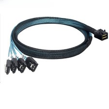 MINI SAS HD 8643 to 4X SATA 7P motherboard server internal connection cable