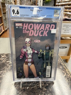 Howard The Duck #1 CGC 9.6 1:25 Ron Lim Variant Cover First Appearance Gwenpool