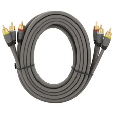 Rocketfish 3.7m (12 ft.) Stereo Audio Component Cable (RF-G1203-C)