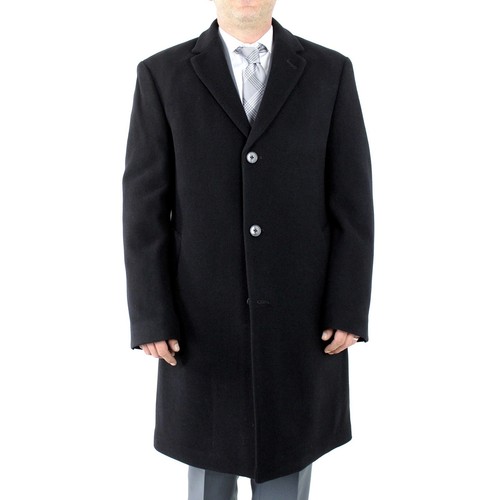 Calvin Klein Black Cashmere Wool Blend 