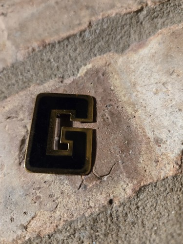 Pin Vintage Initiale "G" Schulnadel - Bild 8 von 8