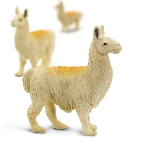 SAFARI LTD LAMAS SET 25 GOOD LUCK MINIS! #100324! WINZIG 1 ZOLL LANG!