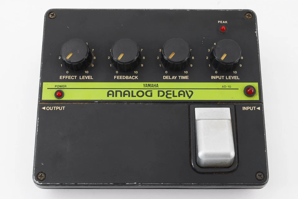 Pedal de efeitos de guitarra YAMAHA AD-10 atraso analógico frete grátis vintage MIJ Fedex - Imagem 2 de 4