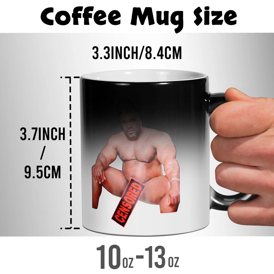 Tazas de café de color con cambios de calefacción tazas de madera de barry novedad regalos divertidos Foto 4 de 4