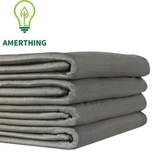 100% Pure Silver Fiber Knitting Fabric Conductive EMF/RFID/EMI/RF Anti