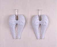 2 GroßE EngelsflüGel Zum HäNgen Engel FlüGel Je 20 Cm AnhäNger Weihnachten Taufe