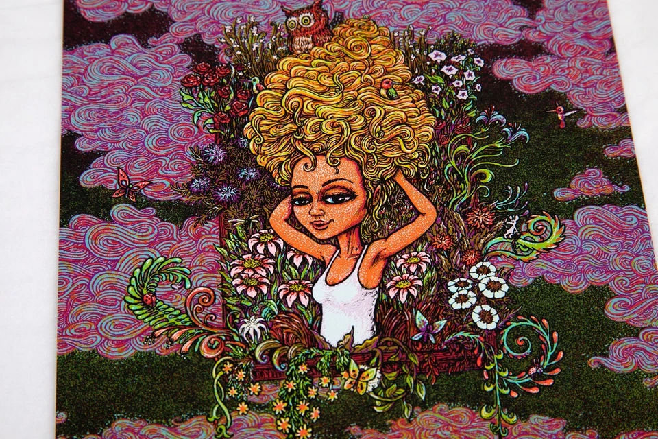 Mini impresión artística firmada por Marq Spusta "Su ventana" 7x10 Foto 2 de 3