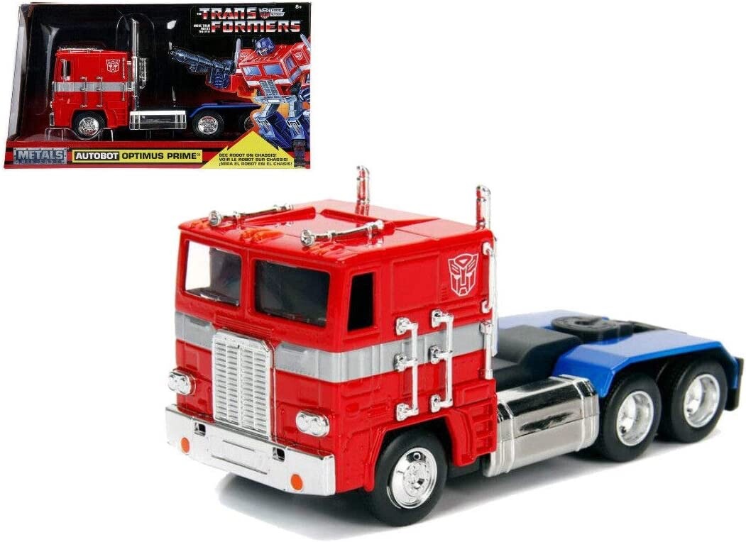 TRANSFORMERS OPTIMUS PRIME ミニカー　1/24 Amazon.com: JADA Transformers The Last Knight 1:24 Optimus