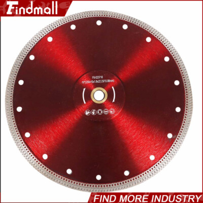 Findmall 10'' Saw Blade For Cutting Porcelain Tile Ceramic Granite Marble Brick