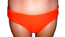 Bikini Bottom Stretchy Bright Orange Zaful Size 6