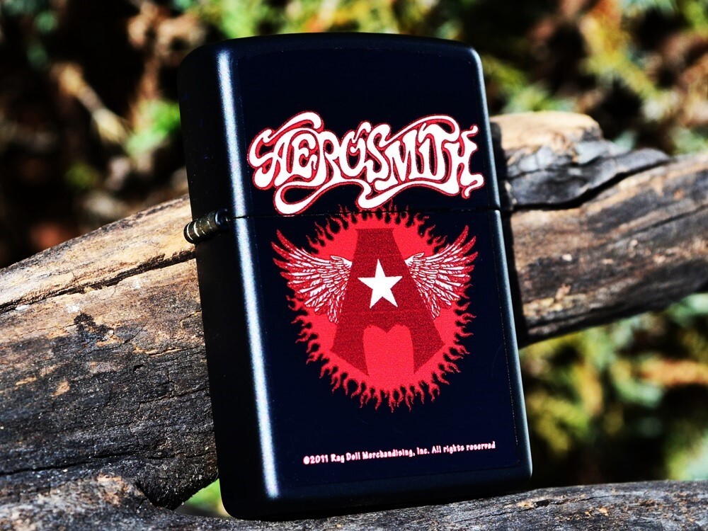 Aerosmith Zippo Lighter - Big One - Steven Tyler - Joe Perry - Rag