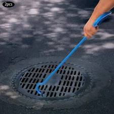 Manhole Hook Tool Lid Hook Lifter Sewer 30'' Versatile Lifting Hooks 1/2/6pcs