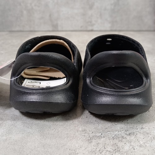 Nike Aqua Swoosh Sandalias Negras Infantes Talla UK 4.5 - 5 C con caja dañada - Imagen 4 de 11