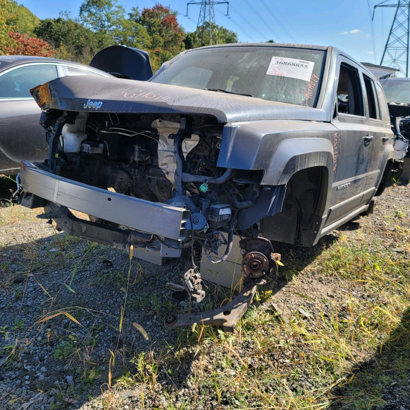Used Rear Exterior Door Handle fits 2014 Jeep Patriot assembly