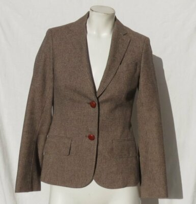 UNIVERSAL LANGUAGE Japan Women's Brown Tweed Italian