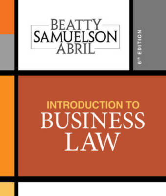 Introduction to Business Law - Paperback By Beatty, Jeffrey F. - GOOD