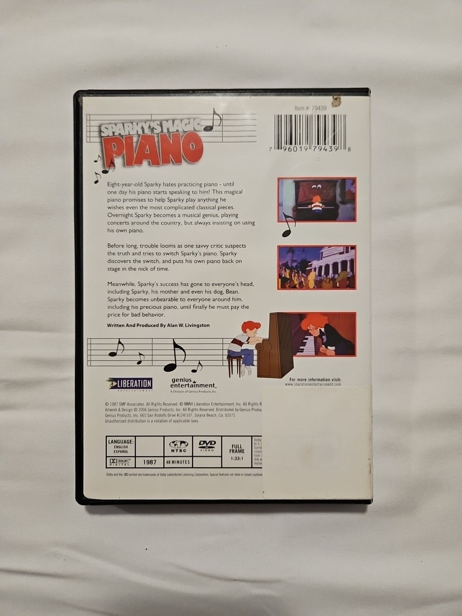 Sparkys Magic Piano (DVD, 2006) for sale online | eBay