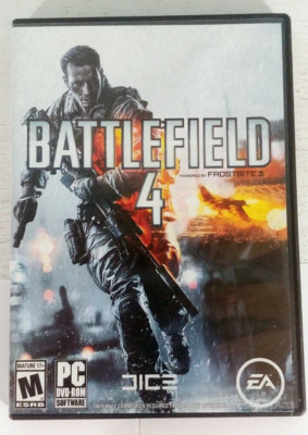 Battlefield 4 PC Game DVD-ROM 3 Discs First Person Shooter EA Games 2013