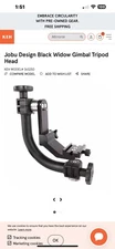 Jobu Gable Black Widow Gimbal Head