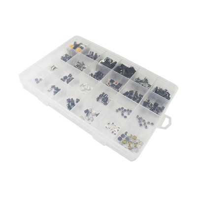 25-Type Assorted Micro Switch Push Tact Button ON/OFF Touch Button Switch Kit c