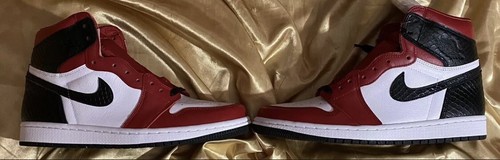 Air Jordan Retro 1 Satin Snake Chicago Women's Size 9 Men's Size 7.5 | eBay