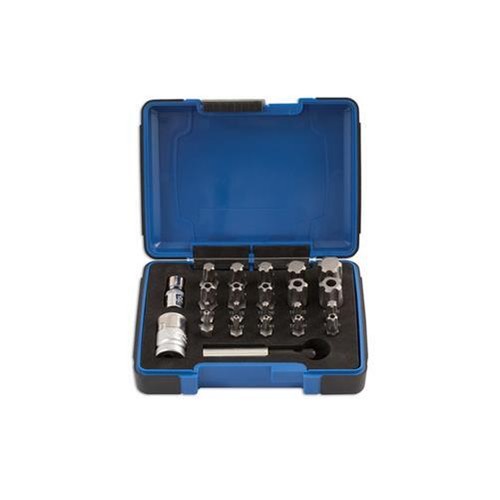 Laser 23-teiliges Torx Plus® Bit-Set – Inkl. Magnetischem Halter & Adaptern, Aus S2-Stahl
