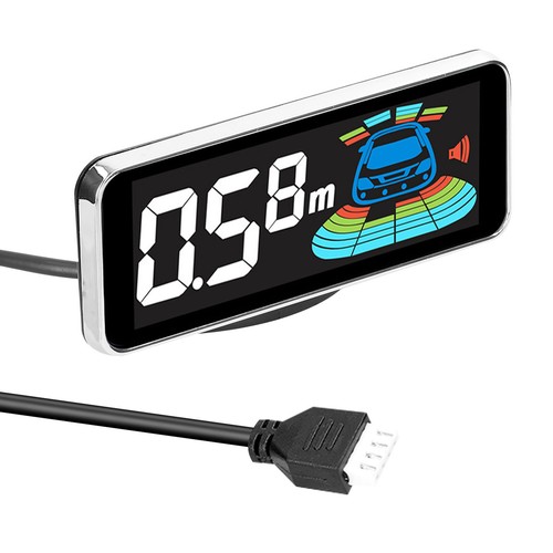 Car Parking Sensor Parktronic 8 Sensors With Buzzer Reverse LED Backup USA I0M5 - Picture 8 of 10