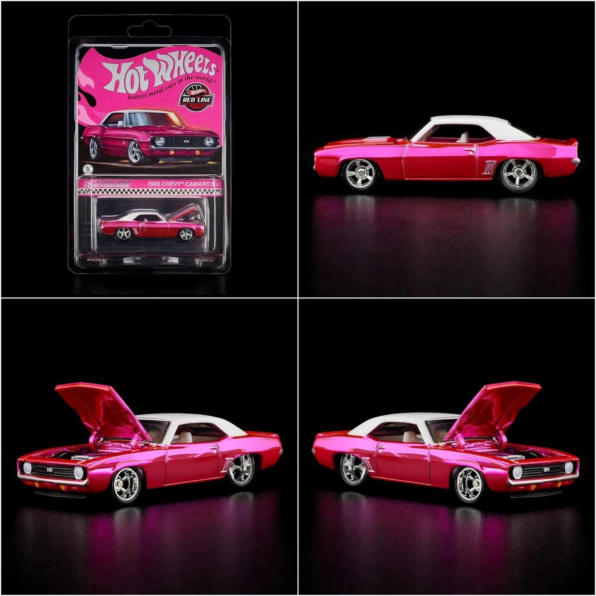 Hot Wheels Collectors RLC 1969 Chevy Camaro SS *** Pink Hot Wheels Collectors RLC 1969 Chevy Camaro SS *** Pink