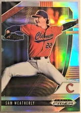 2020 Prizm Draft Picks Base Autographs Prizms Silver #81 Sam Weatherly NM-MT Aut