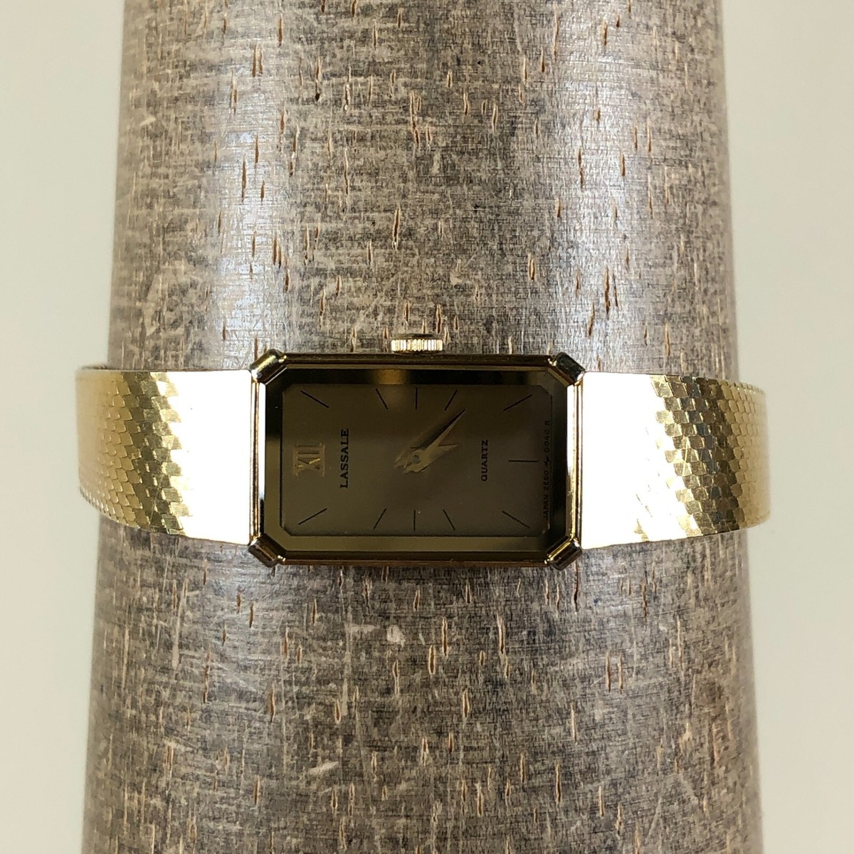 Seiko Lassale Women 2E50-5029 Dress Gold Tone Quartz Analog 14mm