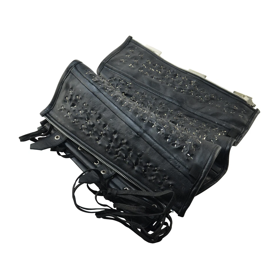 Corsé de púas de cuero genuino corsé de castigo de alta calidad con púas Foto 4 de 4