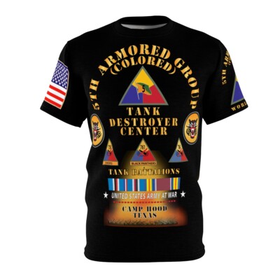 AOP - 5th Armored Group (Colored) -  Camp Hood, TX - Tank Destroyer Center