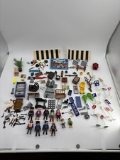 Amazing Playmobil lot Police, Pirate, Fun Park, Accessories, pets, weapons