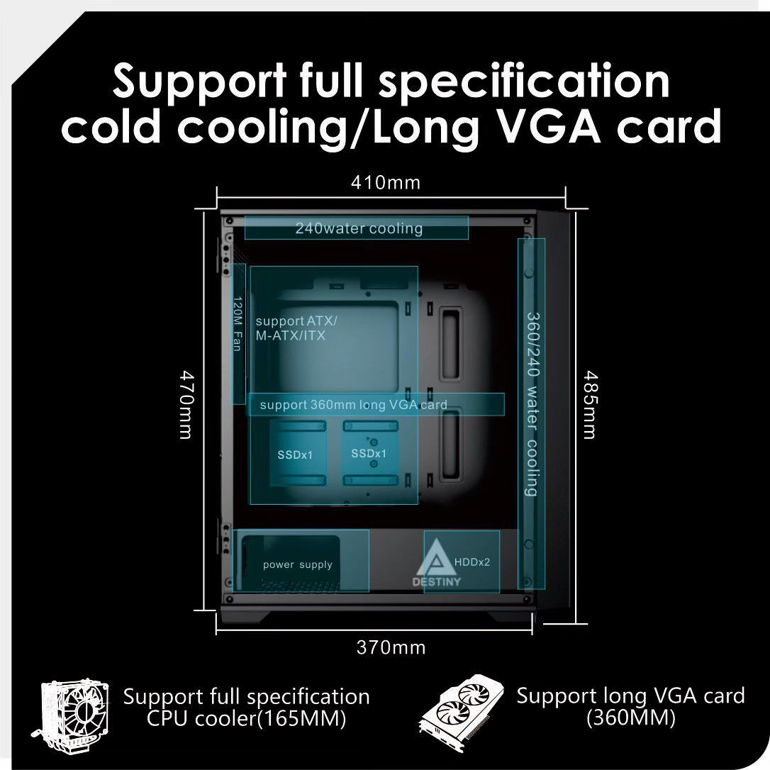 NEW CUSTOM GAMING DESKTOP PC AMD RYZEN 5 7600X 8GB DDR5 512GB NVMe CU9.85.89