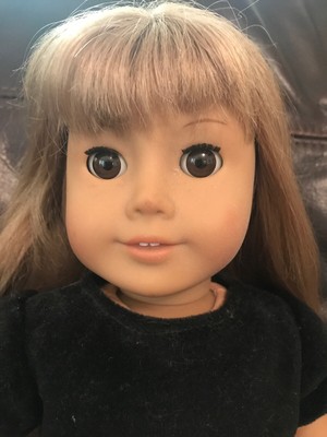 American Girl Doll Long Ash Blonde Hair And Brown Eyes Outfit