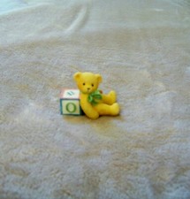 Cherished Teddies - Bear With Number "0" Block 1997 Enesco  302945