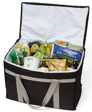 Defendir Insulated Food Delivery Bag Hot & Cold Travel Storage Ubereats doordash