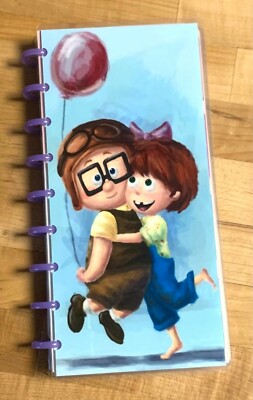 *Up* inspired Carl Ellie Balloons Cover Set 4 use w/ Half Sheet NB Happy Planner