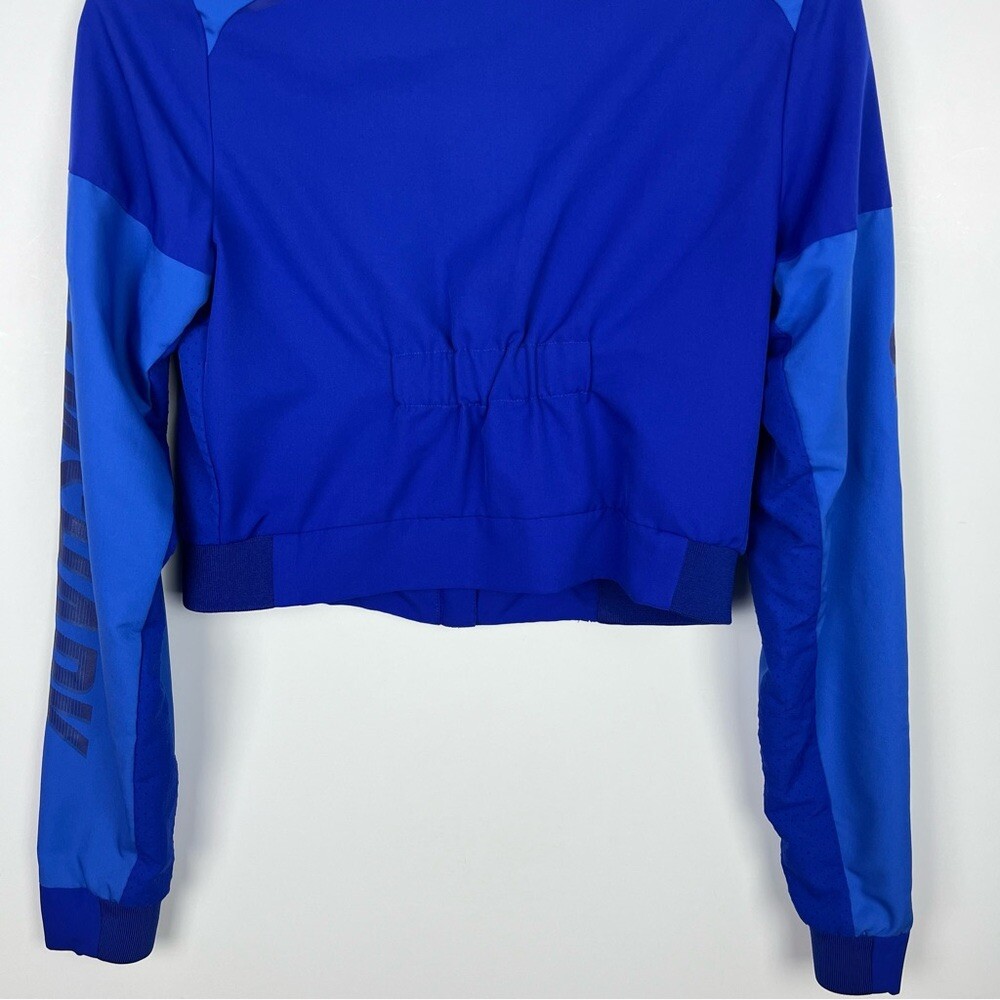 RARE Gymshark Blue Turbo Track Jacket Women’s Size Sm… Gem