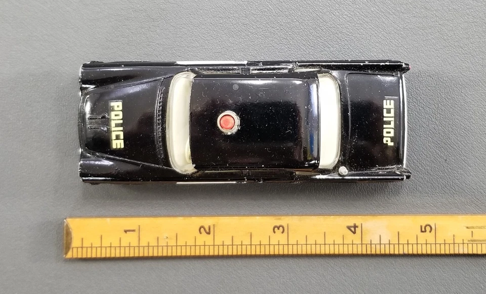 DE COLECCIÓN DINKY TOYS MECCANNO ROYAL DODGE SEDÁN COCHE DE POLICÍA #258 CON CAJA ORIGINAL INGLATERRA Foto 4 de 4