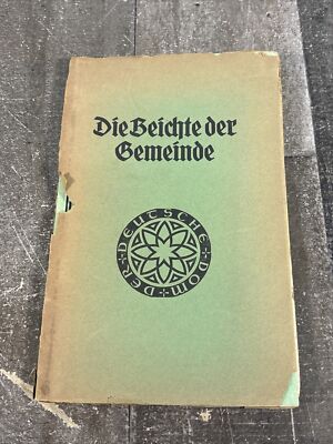 Die Beichte Der Bemeinde By Heitmann Ritter & Stahlin Year Unknown