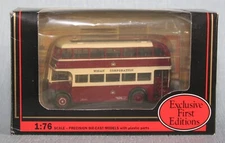 EXCLUSIVE FIRST EDITIONS EFE 15801 LEYLAND PDI LOWBRIDGE D /DECK BUS WIGAN BOXED
