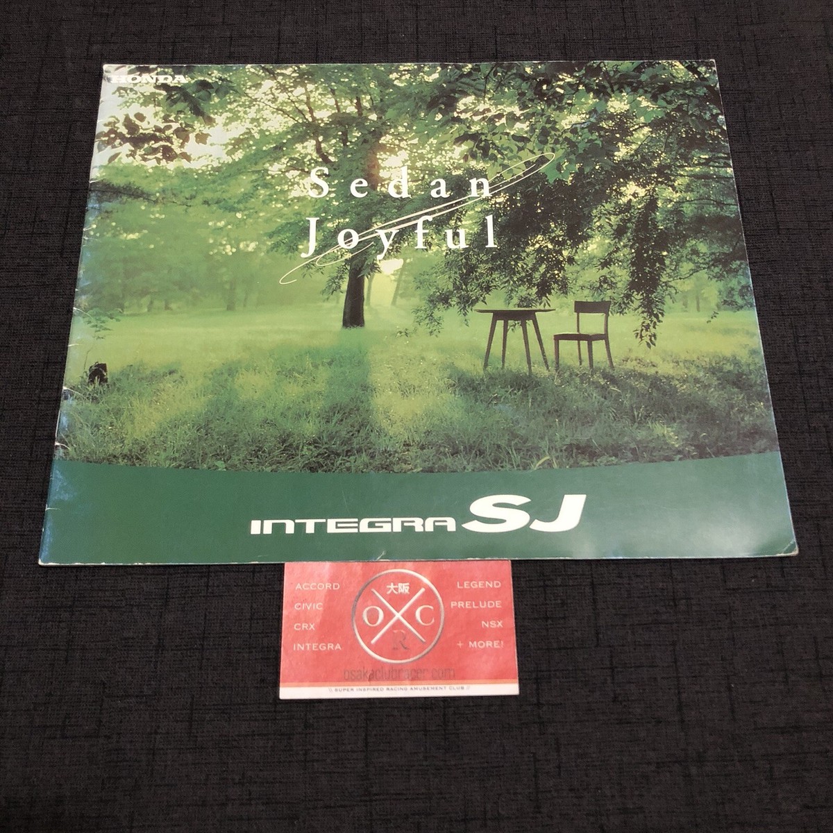 96-00 Honda Integra SJ JDM Brochure Rare OEM EK Civic Ferio Sedan