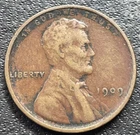 1909 VDB Lincoln Wheat Cent XF EF Extremely Fine Bronze Cent 1c Coin