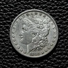 (ITM-6556) 1880-P Morgan Dollar ~ AU+ Condition  ~ COMBINED SHIPPING!
