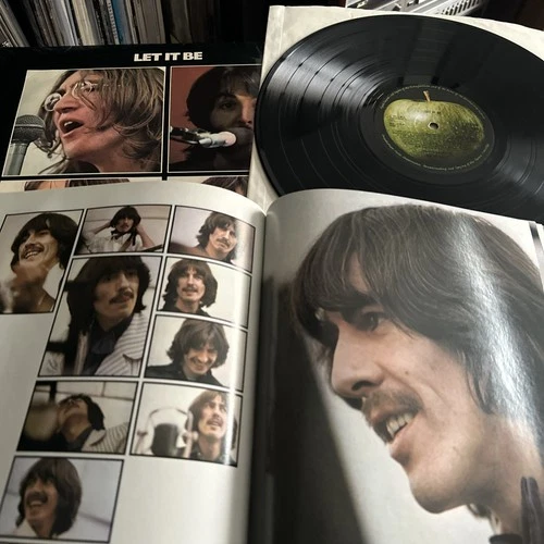 The Beatles 1970 Let It Be vinyl UK LP, 2U/2U and book from Box Set, nice order