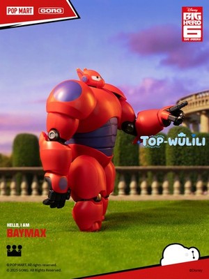 POPMART GONG Big Hero 6 Baymax 18cm Model Kit & Articulated Action